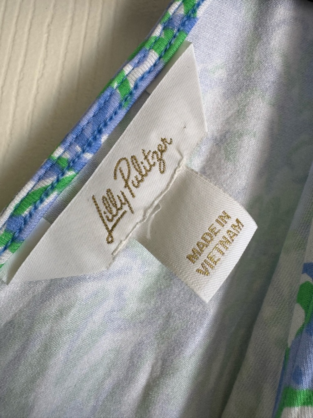 Lilly Pulitzer Parigi Knit Skort Romper Floral Print Size Small - Picture 8 of 11